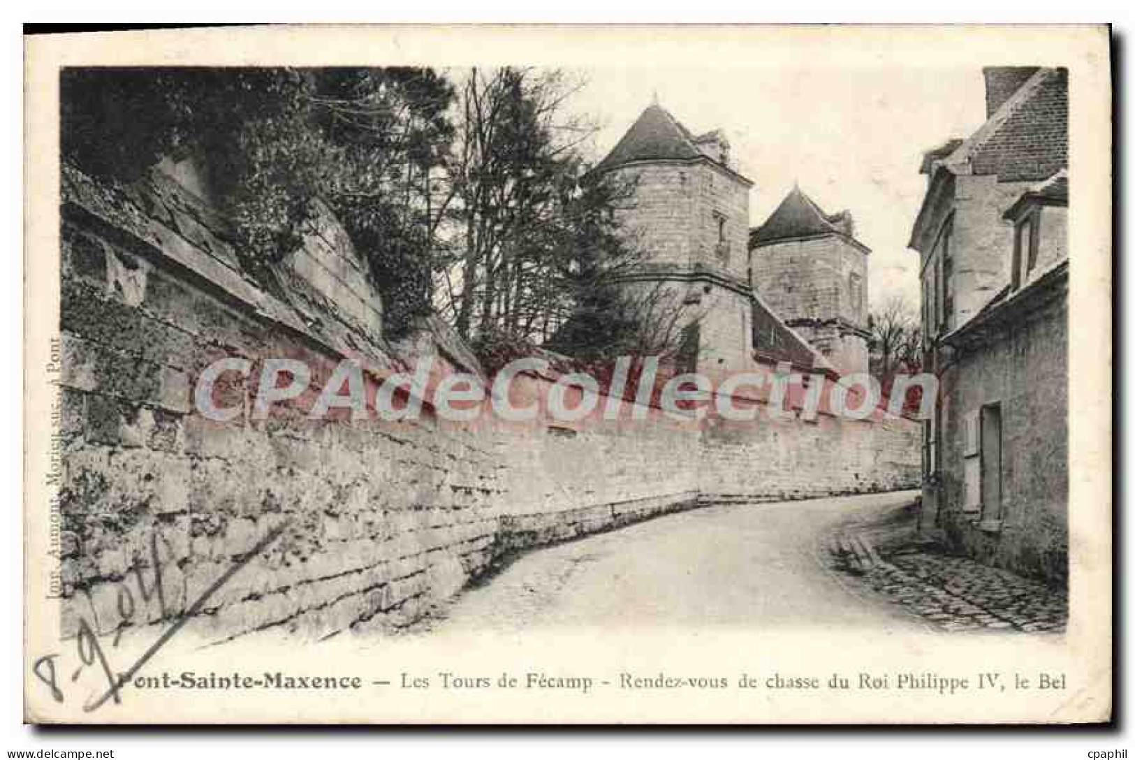 CPA Pont Sainte Maxence Les Tours De Fecamp