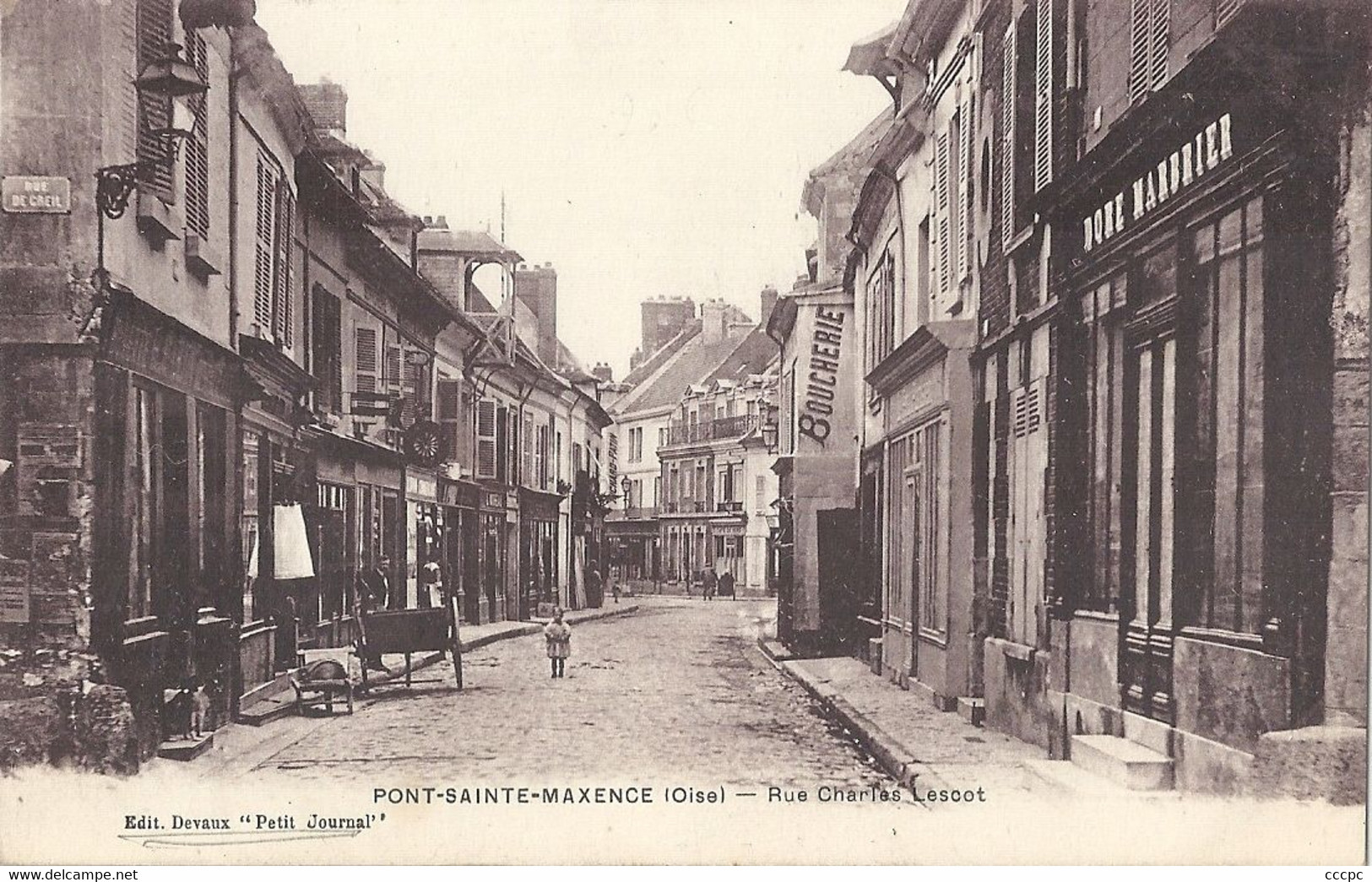 CPA Pont-Sainte-Maxence Rue Charles Lescot