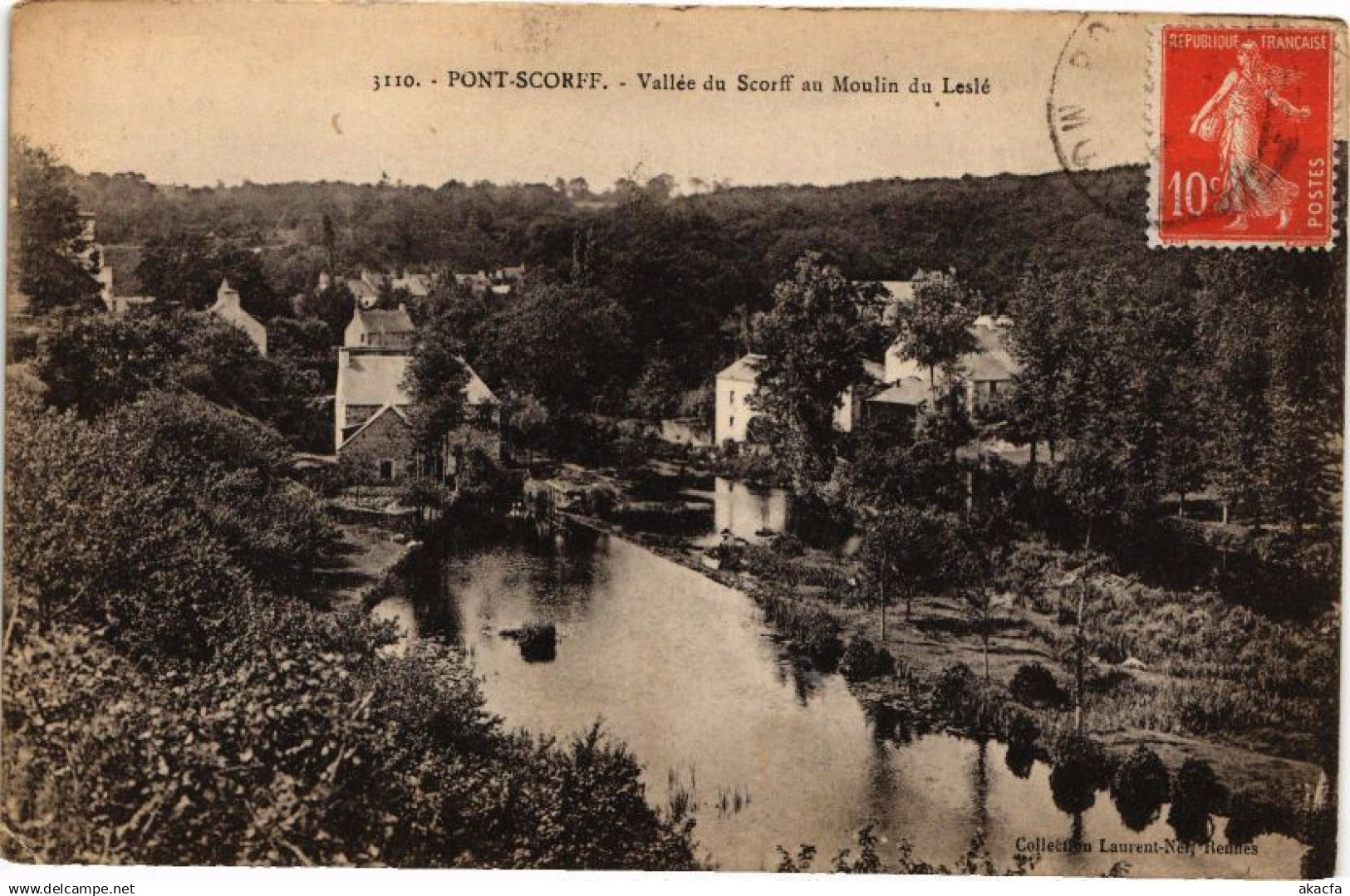 CPA PONT-SCORFF - Vallée du Scorff au Moulin du Lesle (209858)