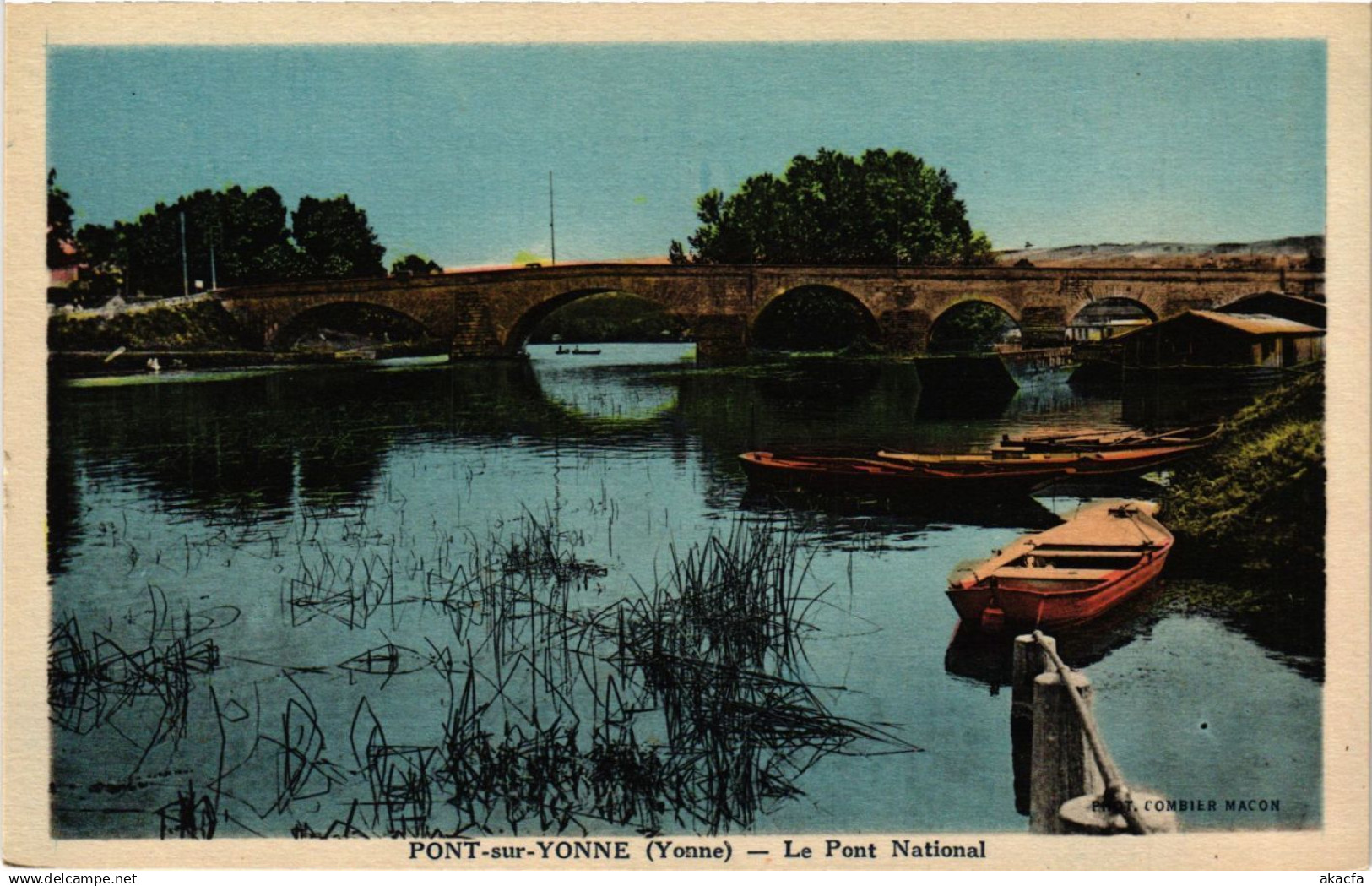 CPA PONT-sur-YONNE - Le Pont National (658492)