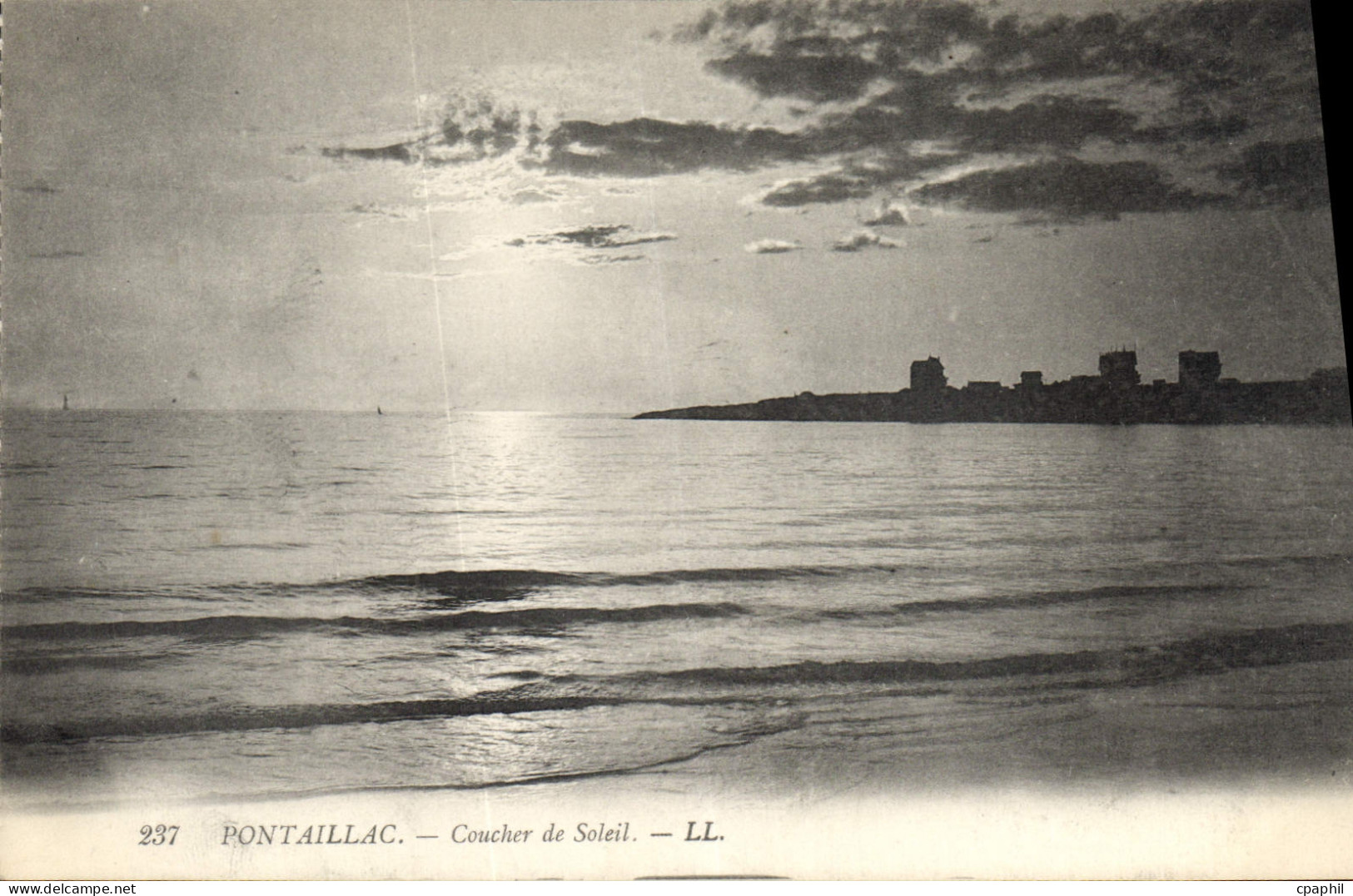 CPA Pontaillac Coucher de Soleil