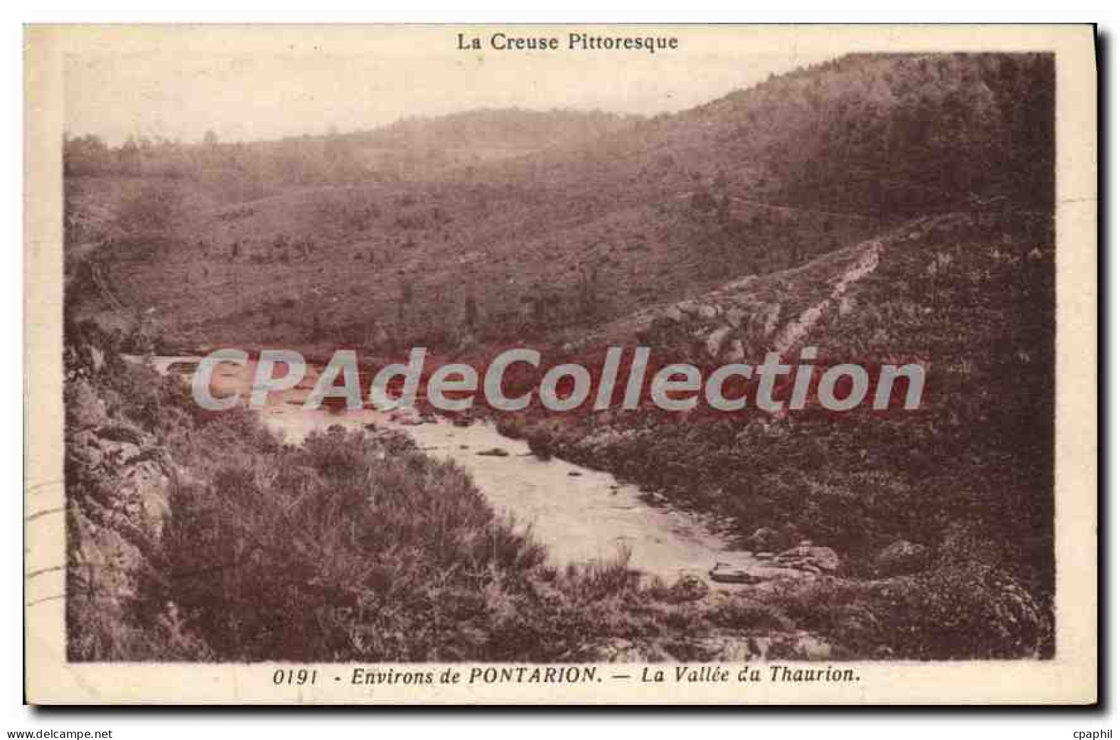 CPA Pontarion La Vallee Du Thaurion