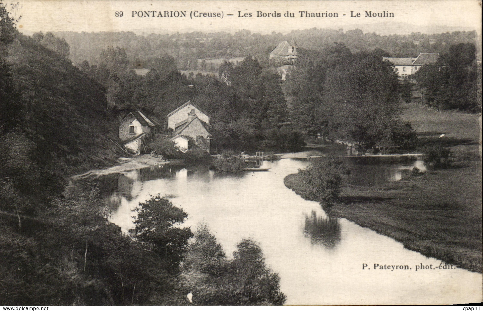 CPA Pontarion Les Bords du Thaurion Le moulin