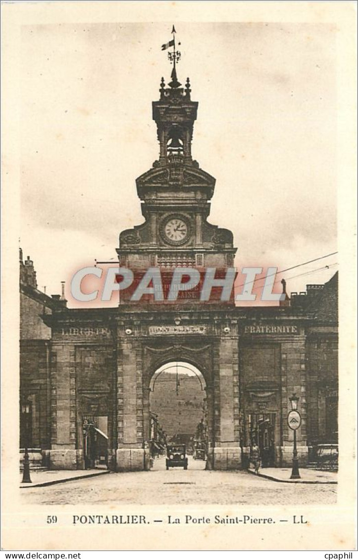 CPA PoNTARLIER-La porte saint-pierre-LL