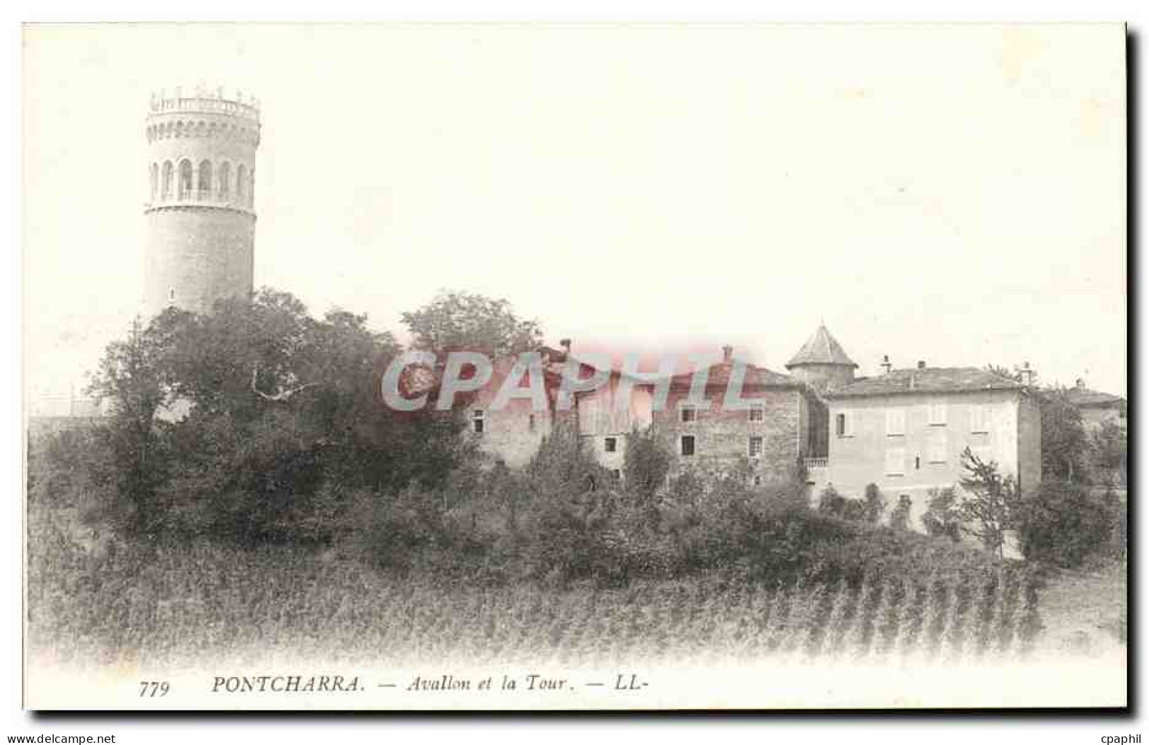 CPA Pontcharra Avallon et la Tour