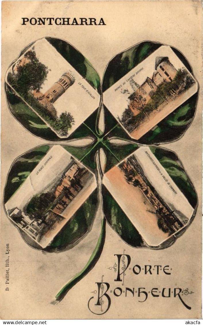CPA PONTCHARRA Porte Bonheur (241600)