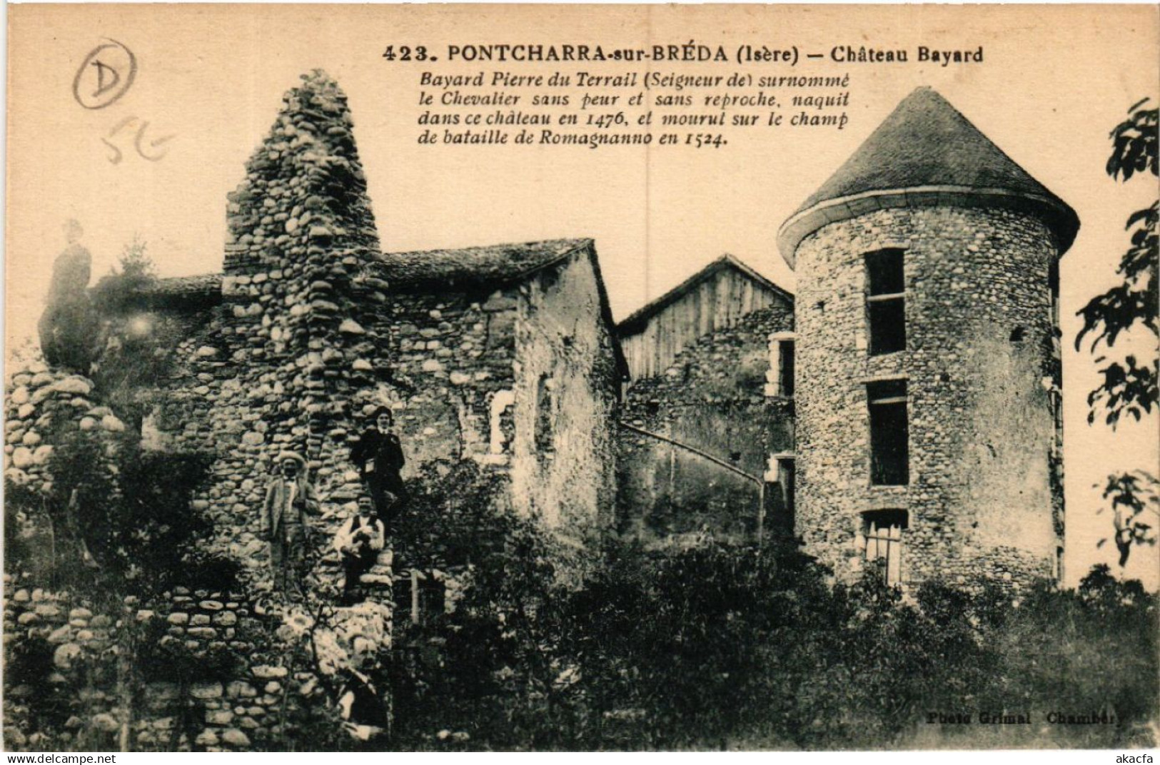 CPA PONTCHARRA-sur-BREDA - Chateau Bayard (630023)