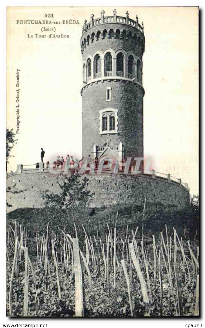 CPA Pontcharra sur Breda La Tour d Avallon
