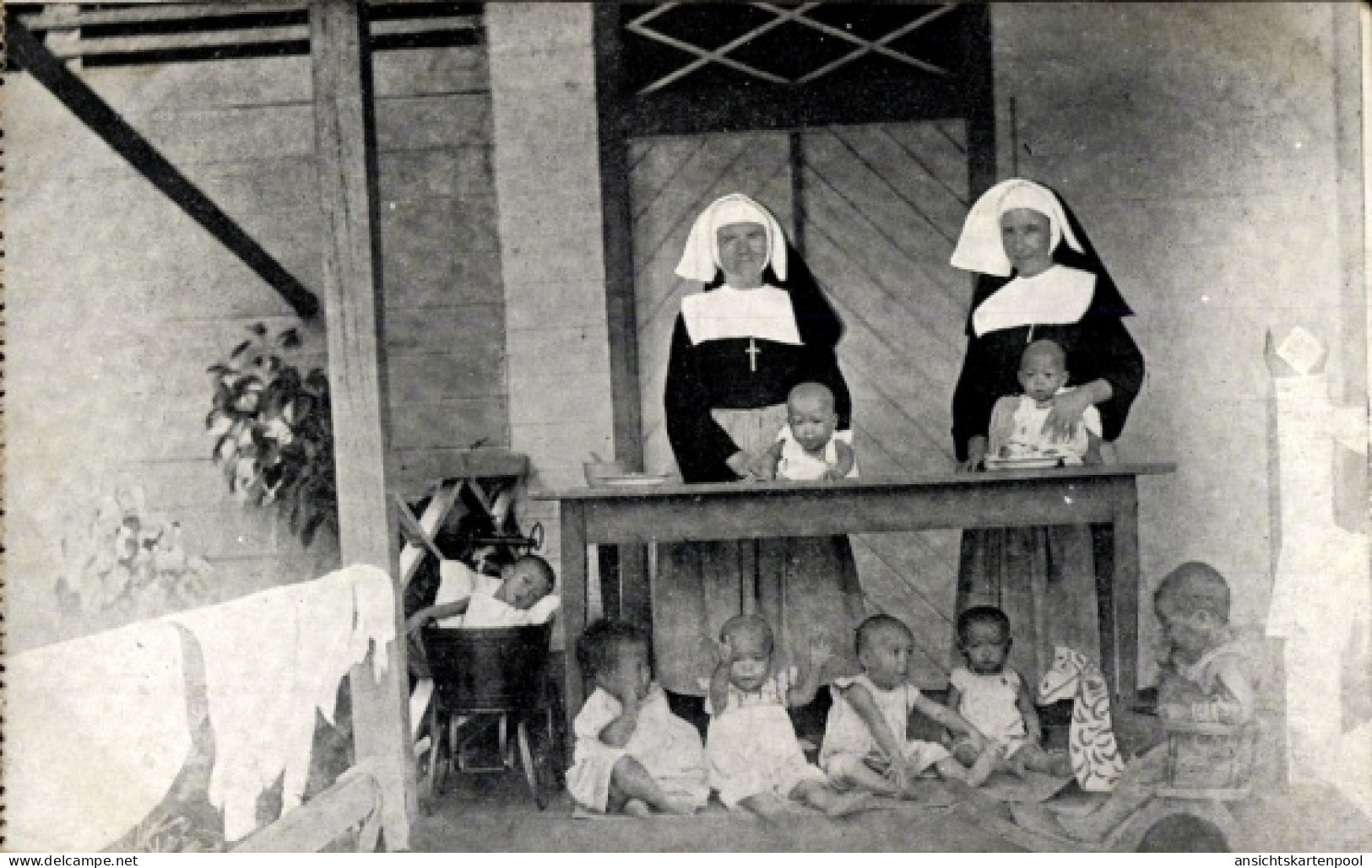 CPA Pontianak Indonesië, De kinderkamer, Missie Borneo, Zusters Franciscanessen Veghel