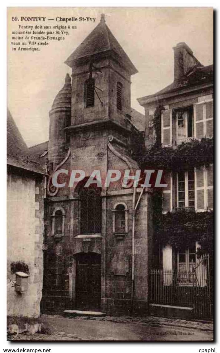 CPA Pontivy Chapelle St Yvy