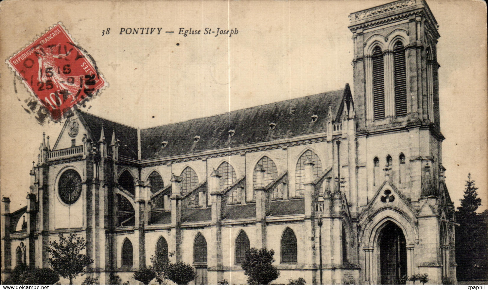 CPA Pontivy Eglise St Joseph