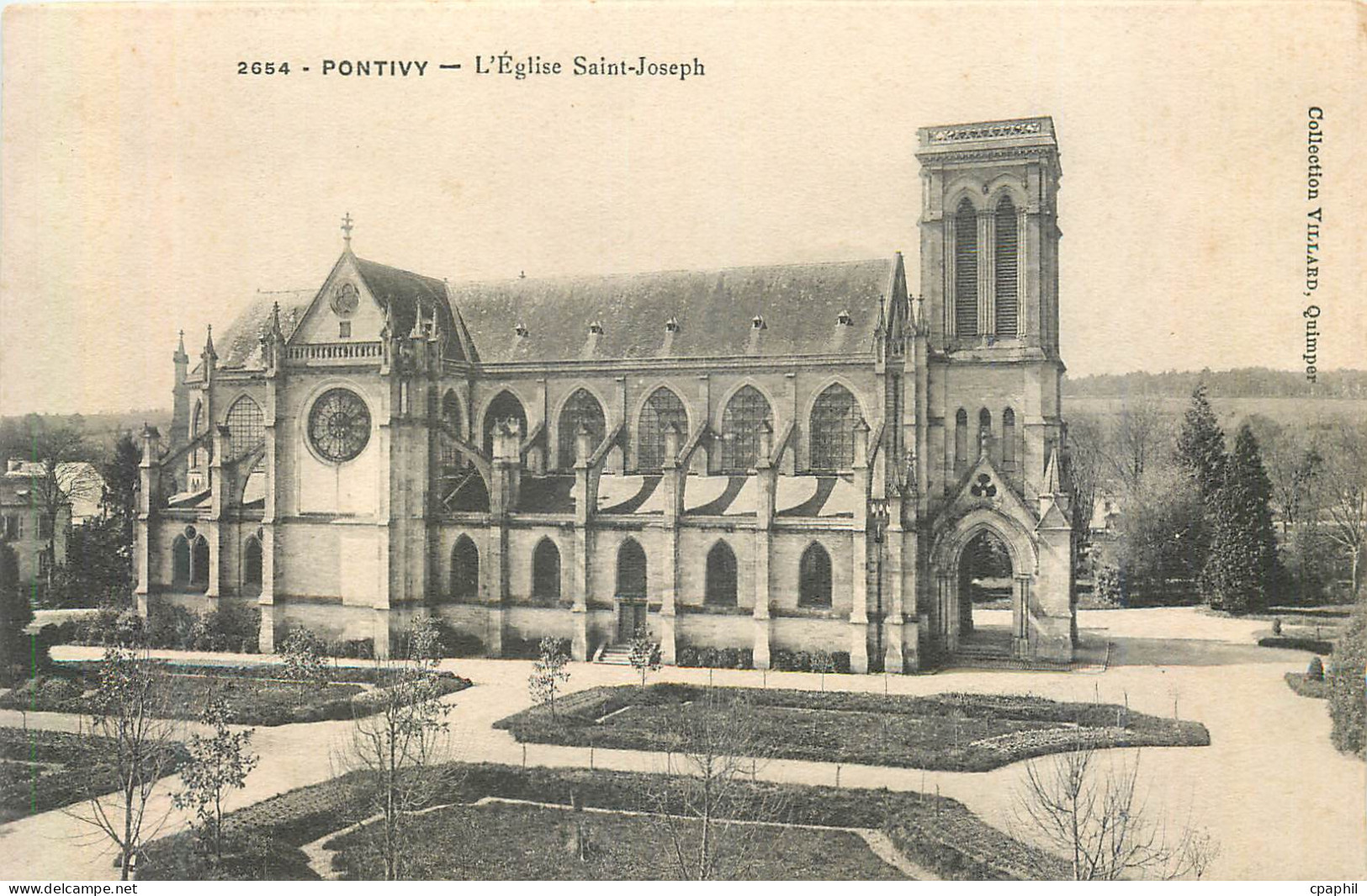 CPA Pontivy L Eglise Saint Joseph