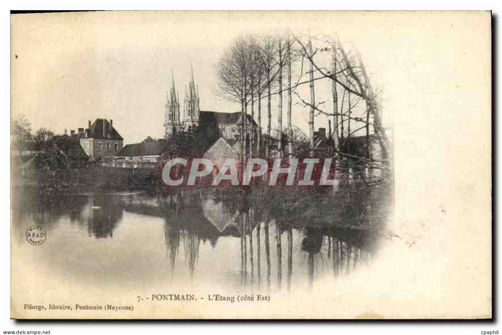 CPA Pontmain l'Etang cote Est