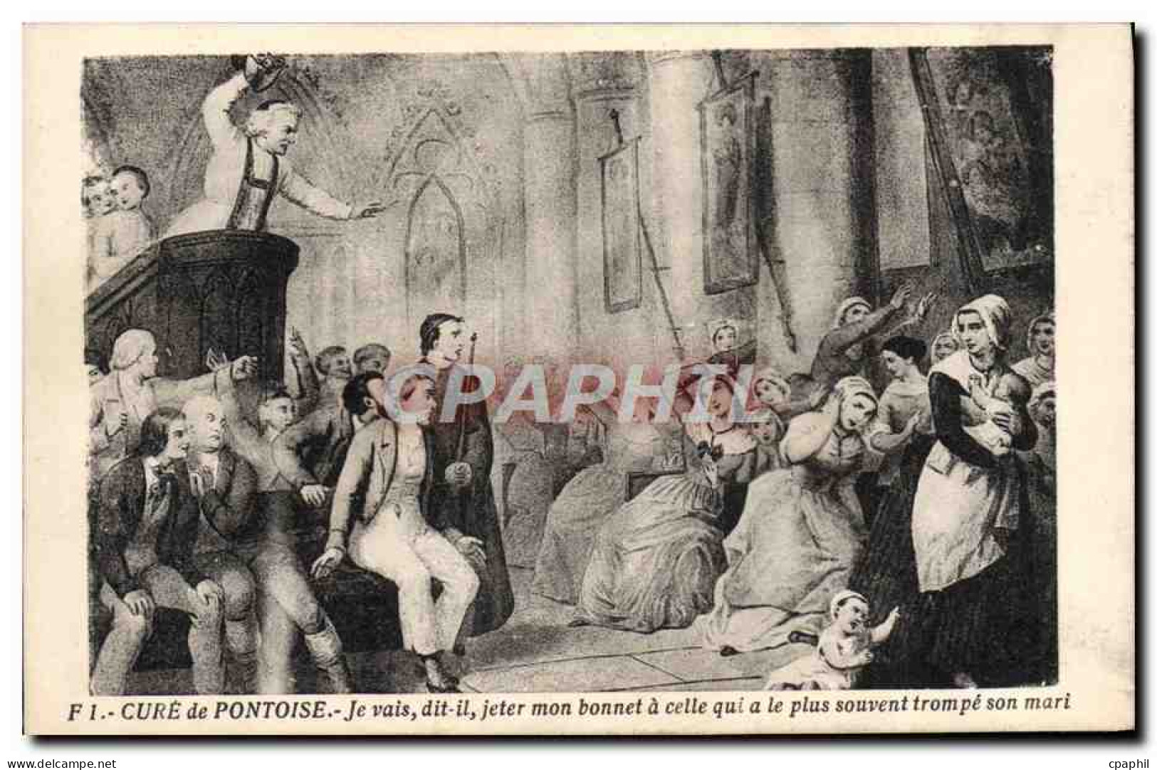 CPA Pontoise Cure