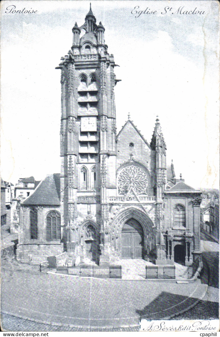 CPA Pontoise Eglise