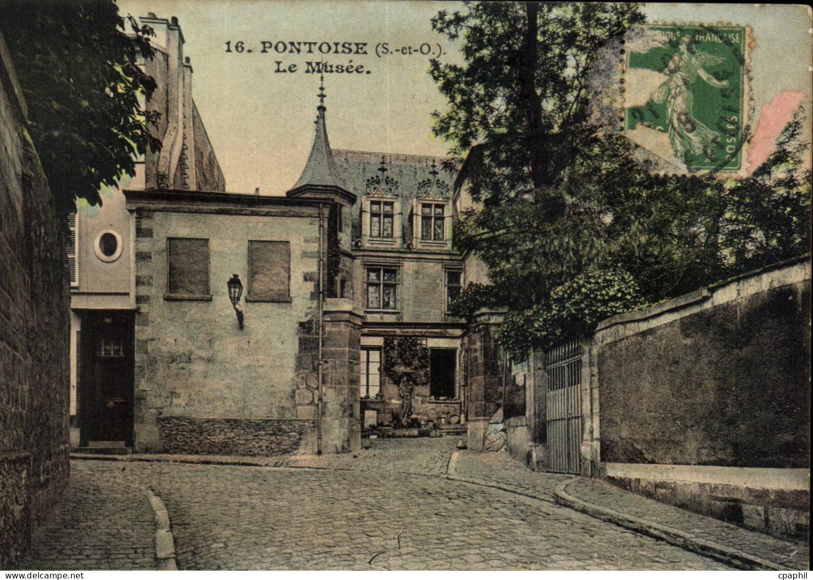 CPA Pontoise Le musee