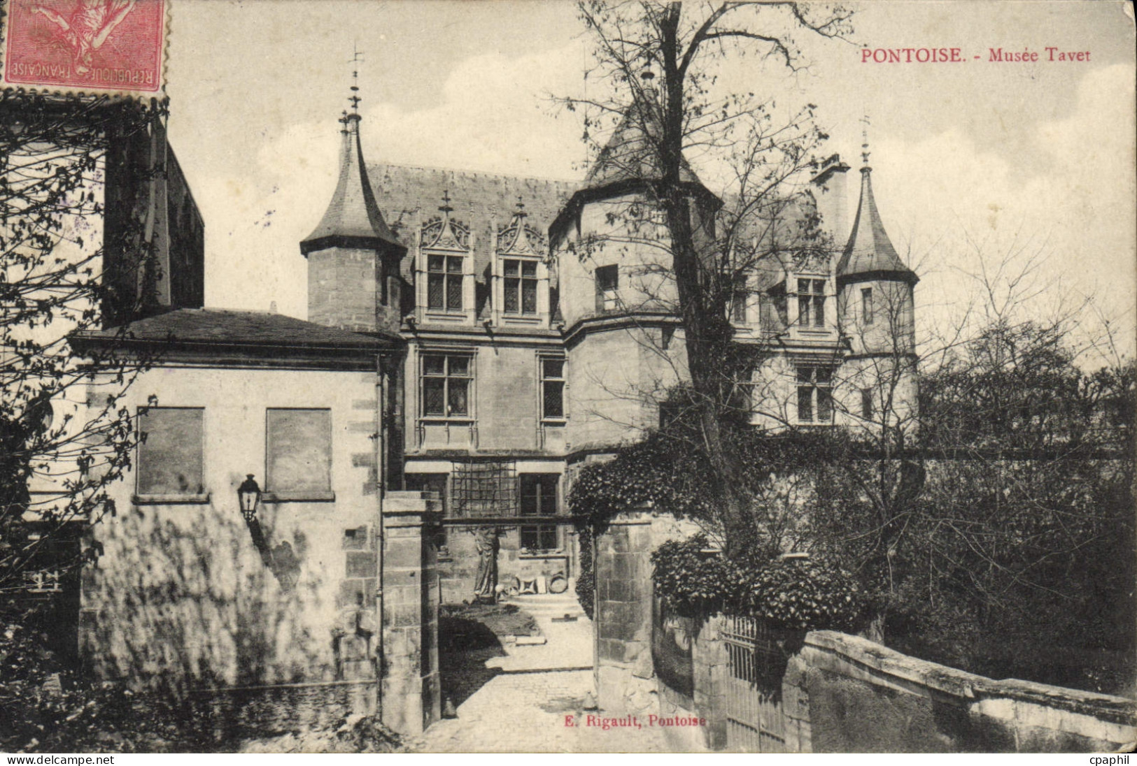 CPA Pontoise Musee Tavet