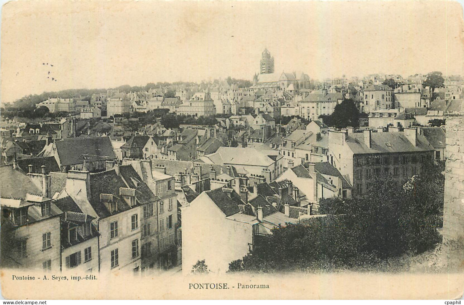 CPA Pontoise Panorama