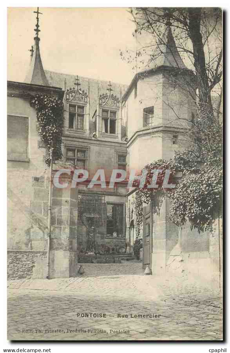 CPA Pontoise Rue Lemereier