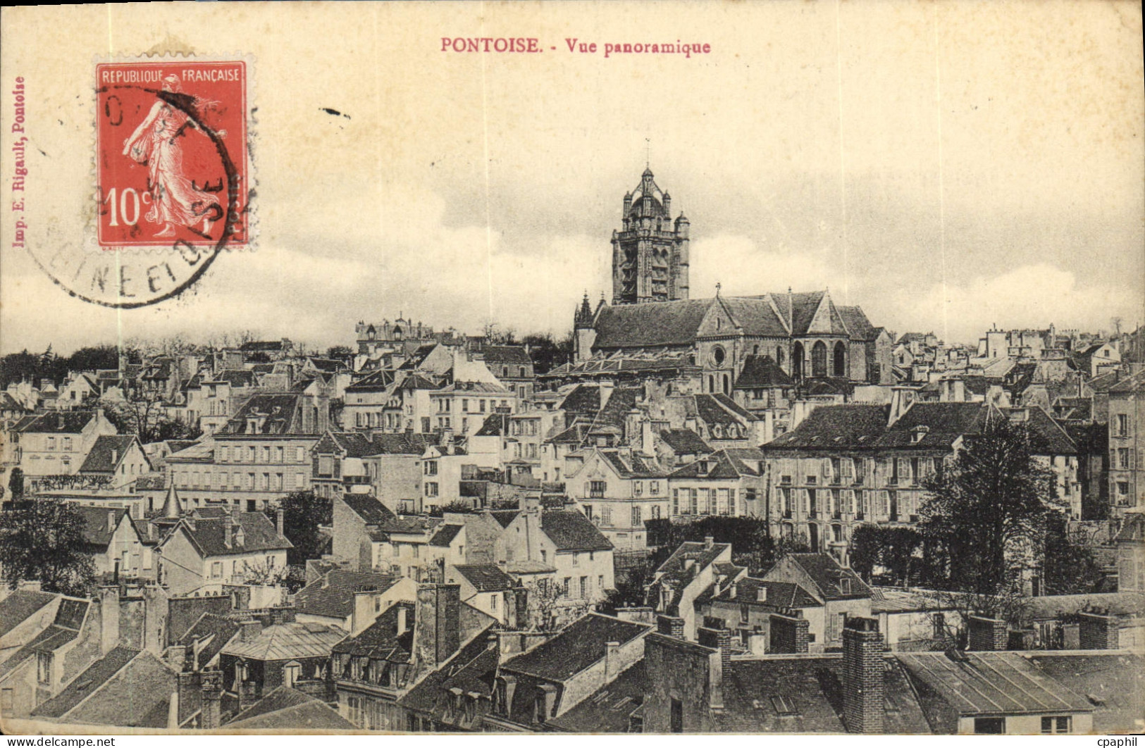 CPA Pontoise Vue Panoramique