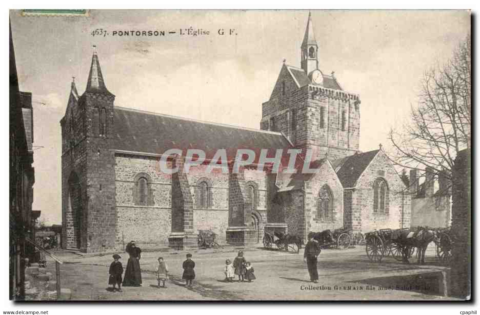 CPA Pontorson L'Eglise