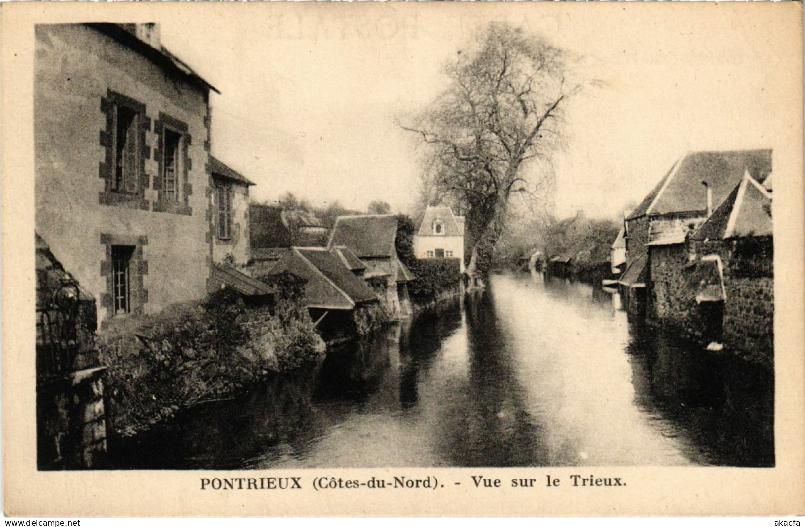 CPA PONTRIEUX - Vue sur le Trieux (103654)