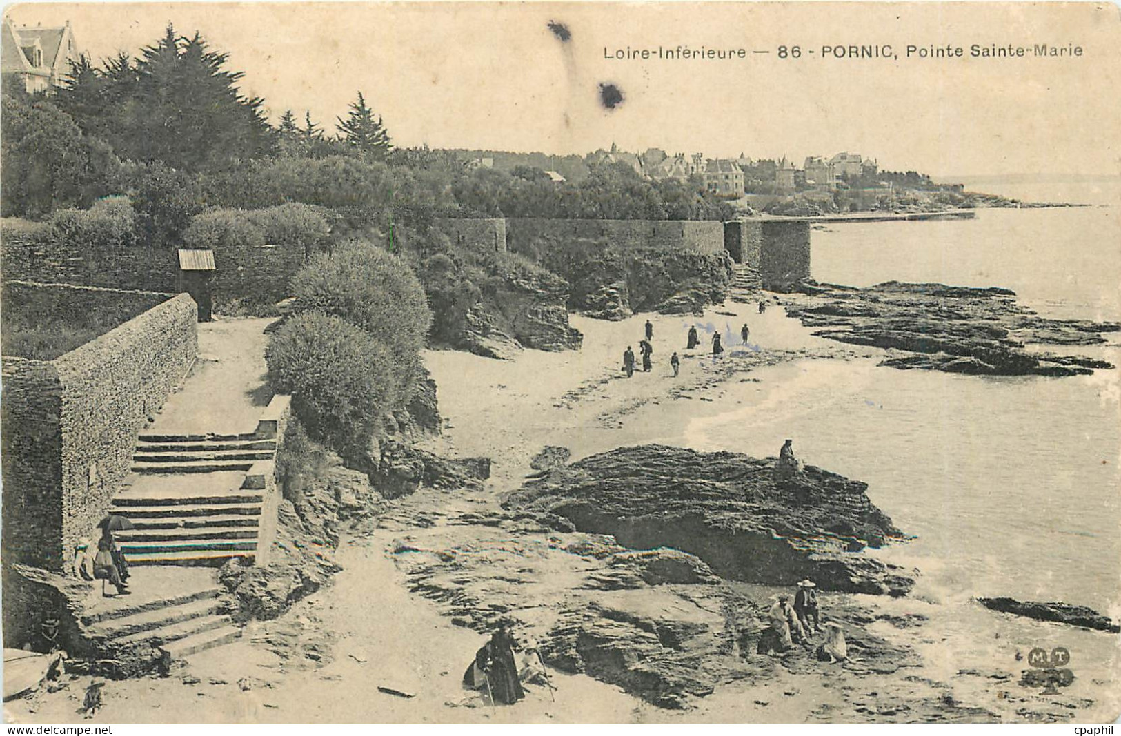 CPA Pornic pointe Sainte Marie
