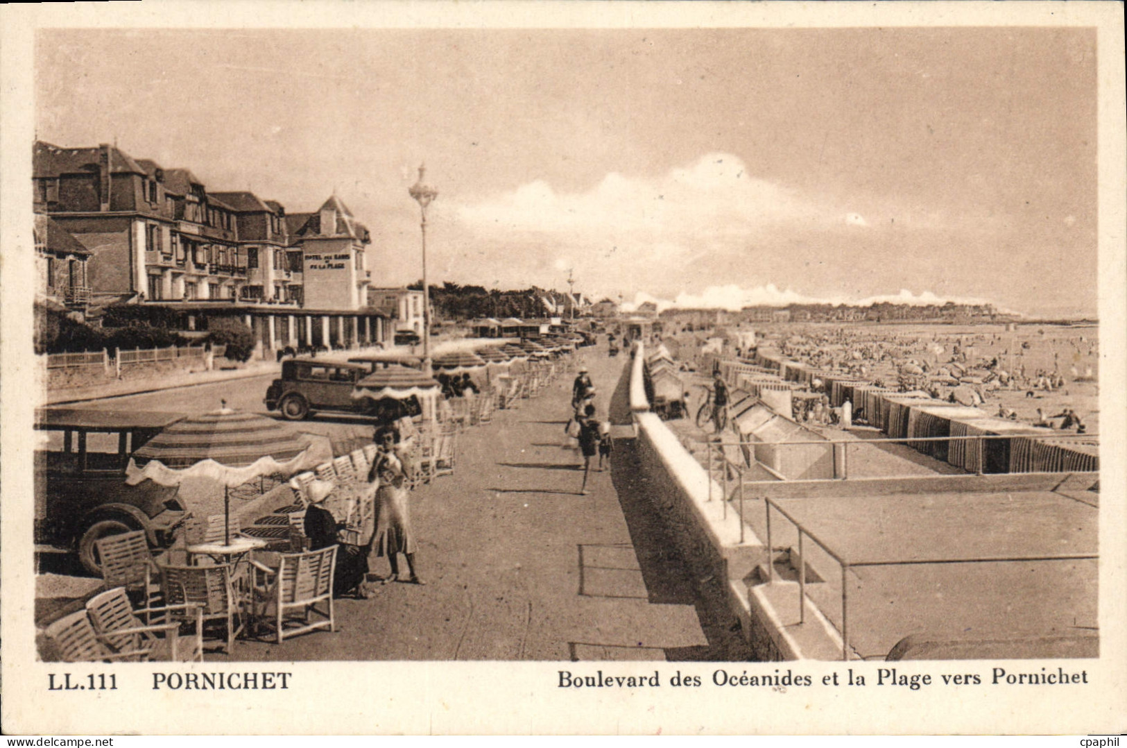 CPA Pornichet Boulevard Des Oceanides Et La Plage Vers Pornichet