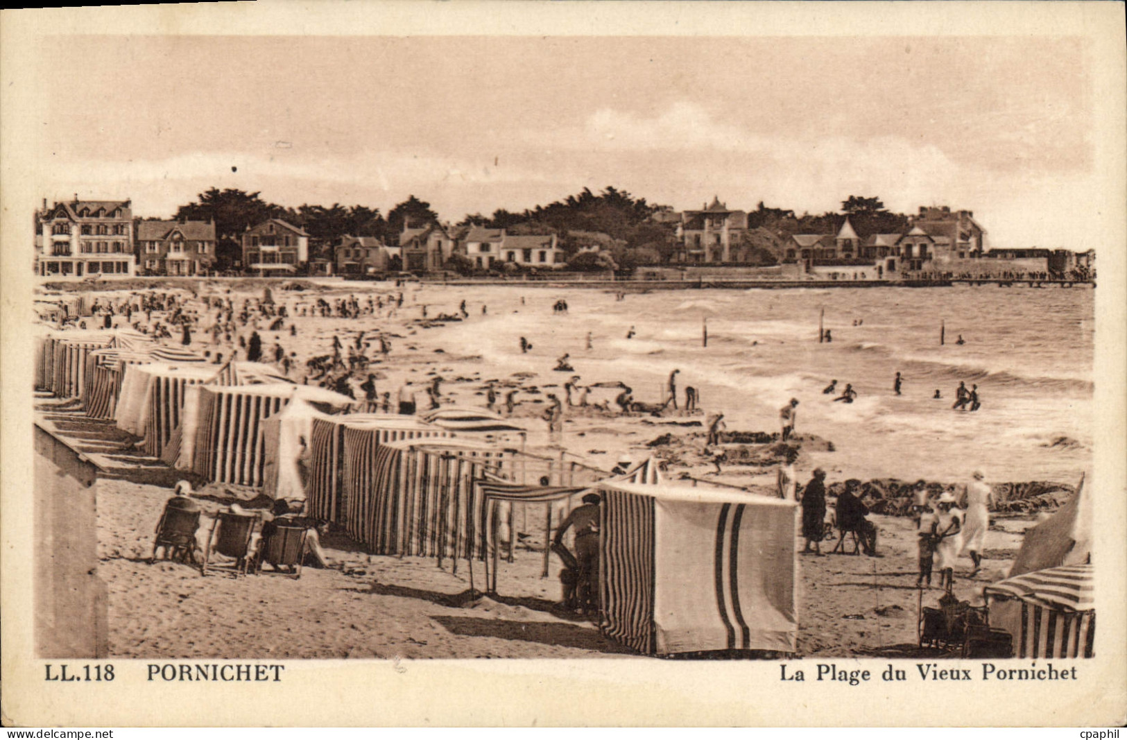 CPA Pornichet La Plage du Vieux Pornichet
