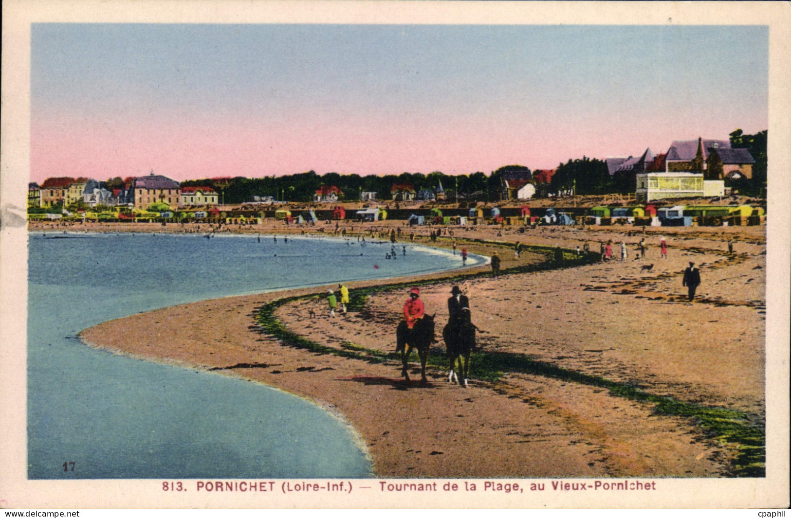 CPA Pornichet Tournant De La Plage Au Vieux Pornichet