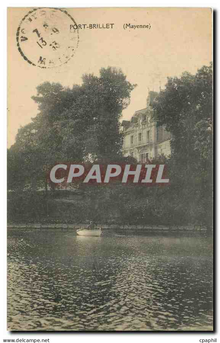 CPA Port Brillet Mayenne
