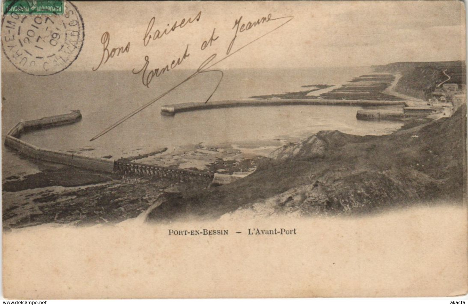 CPA PORT-en-BESSIN L'Avant-Port (1229807)