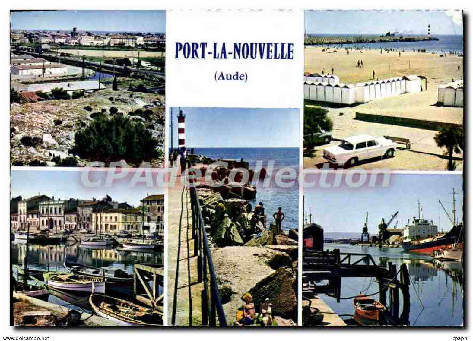 CPA Port la Nouvelle Aude Vue generale La Plage