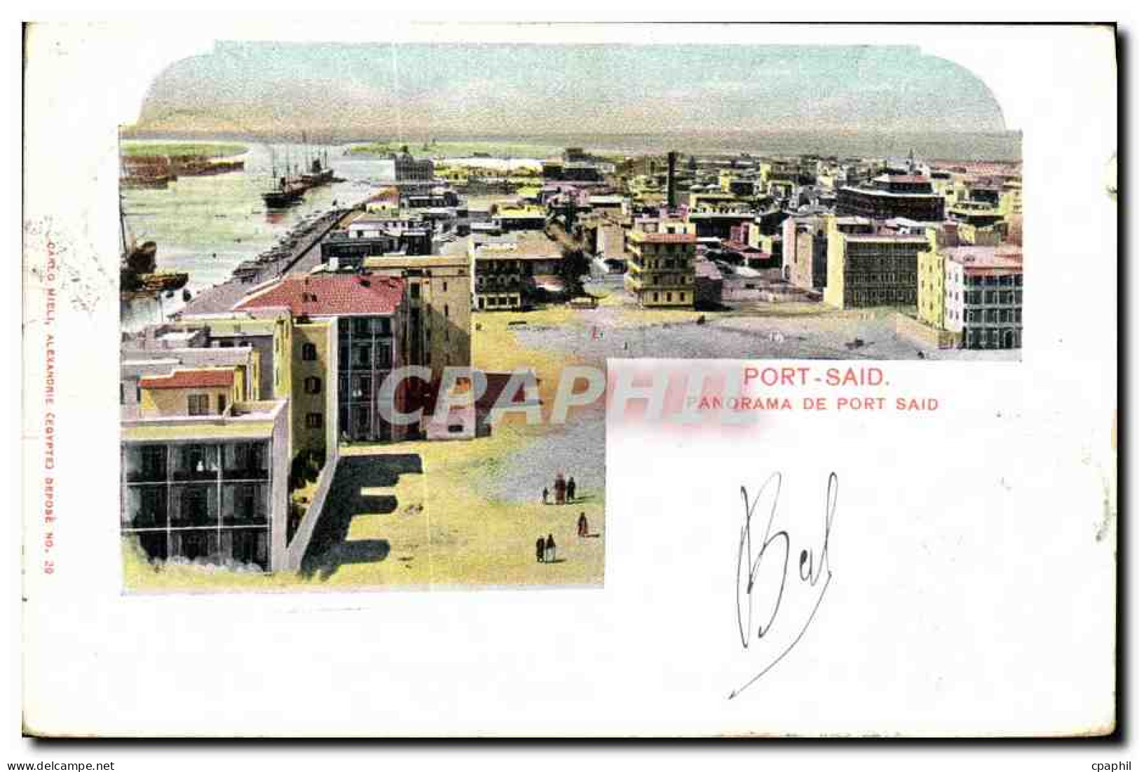 CPA Port Said Panorama De Port Said Egypte