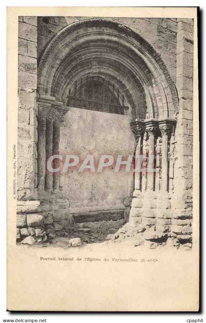 CPA Portail Interal de l'Eglise de Vernouillet S et O
