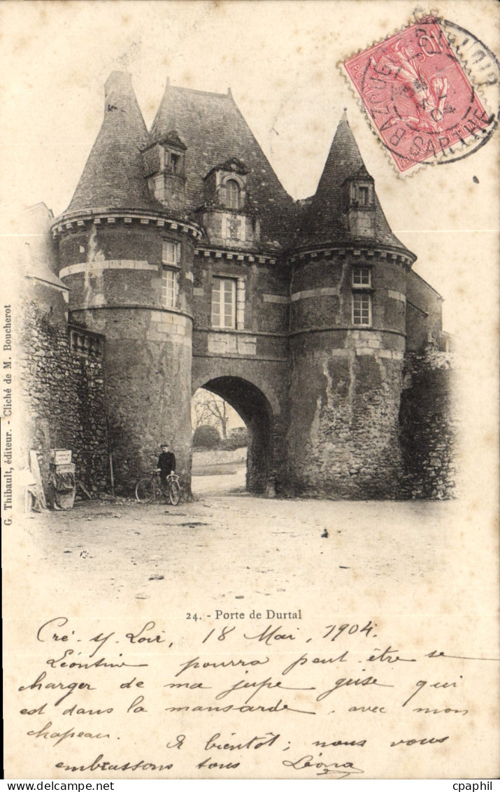 CPA Porte De Durtal