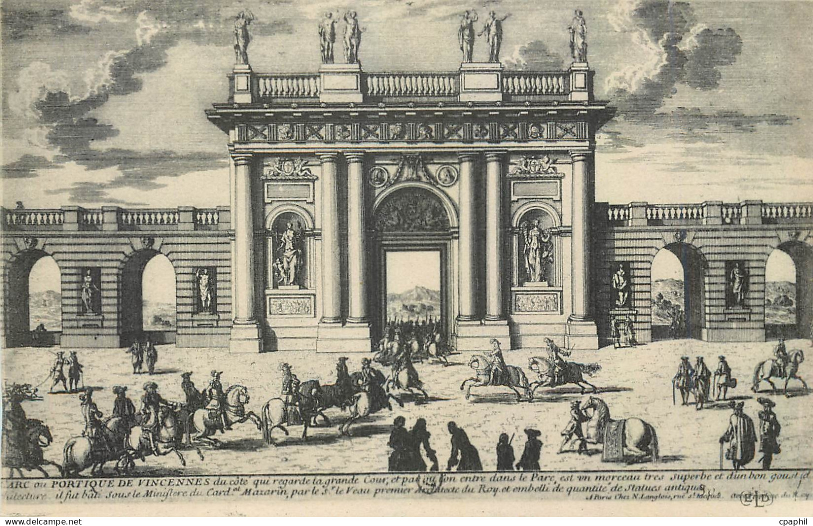 CPA Portique de Vincennes