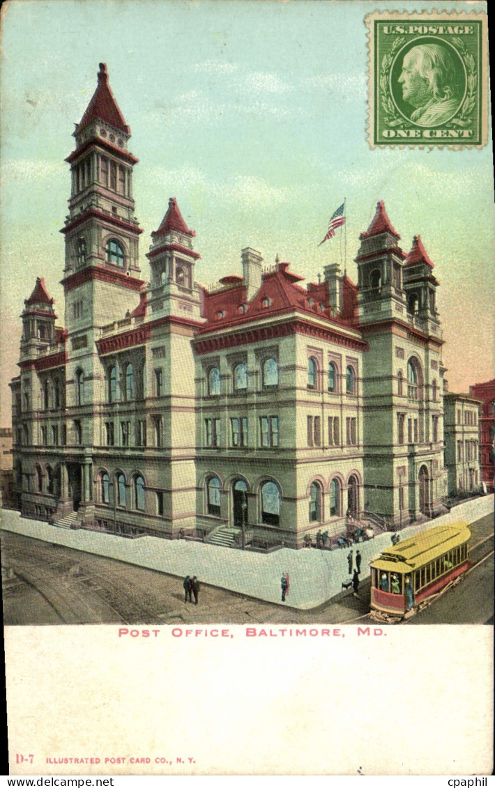 CPA Post Office Baltimore Md