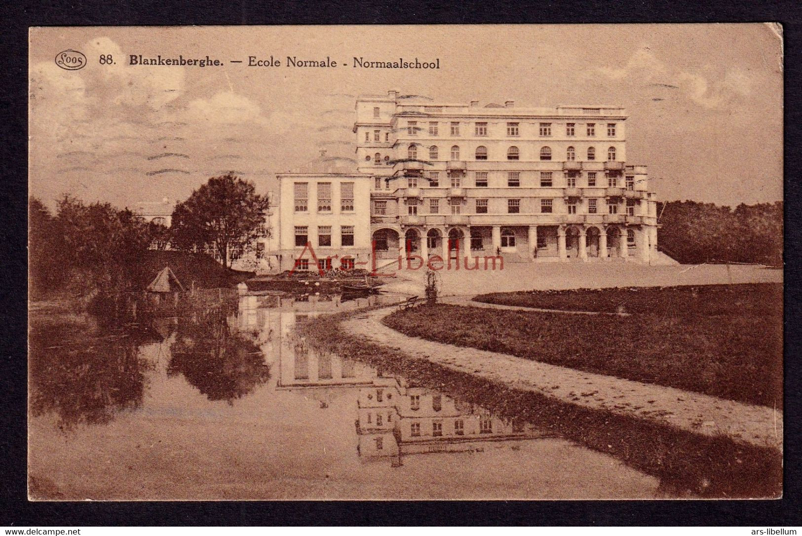 CPA / postcard / Blankenberge / Blankenberghe / Ecole Normale / Normaalschool / Loos / no. 88 / 1930 / 2 scans