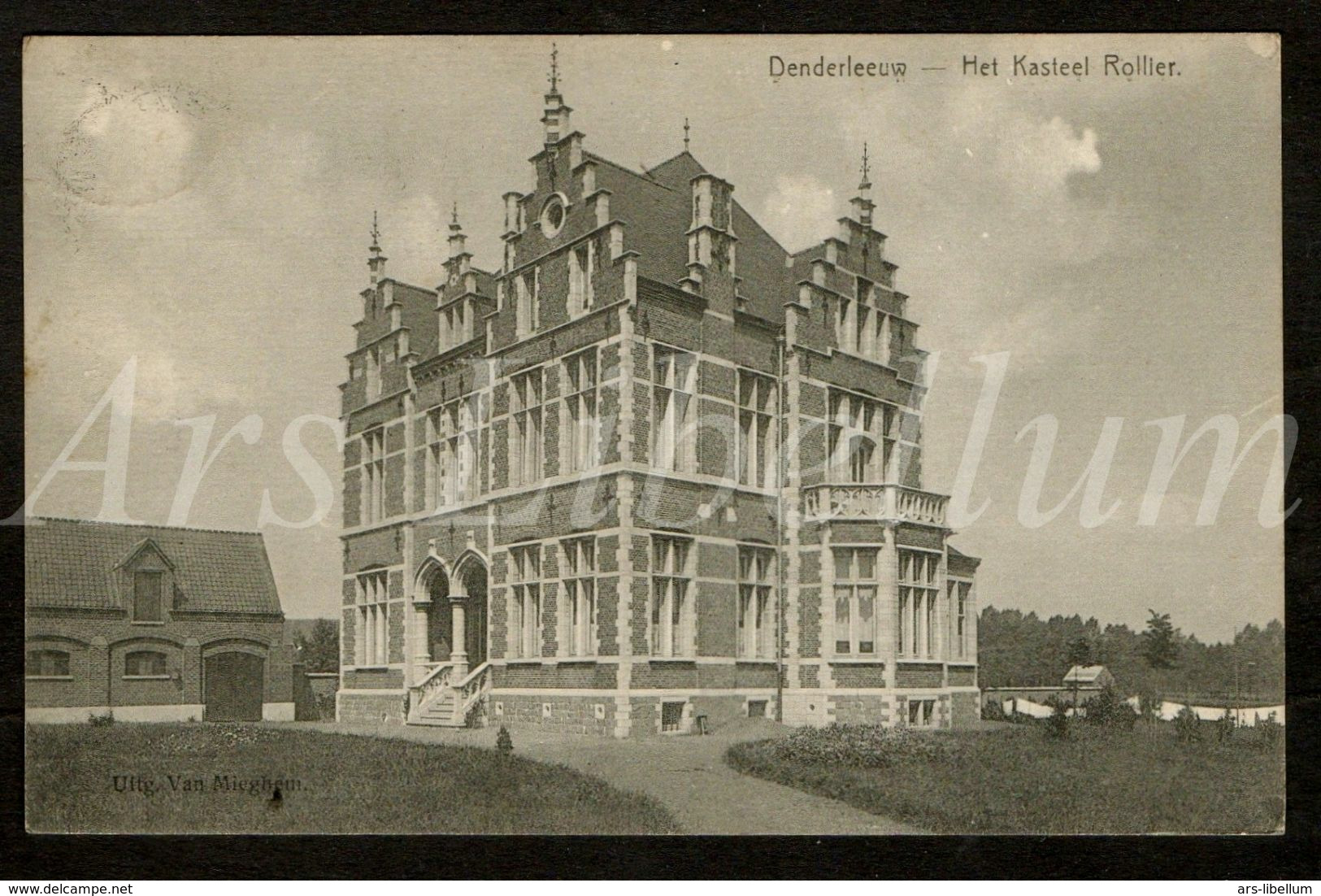 CPA / postcard / Denderleeuw / kasteel / burgemeester / advokaat / Leon Rollier / uitg. Van Mieghem / 2 scans