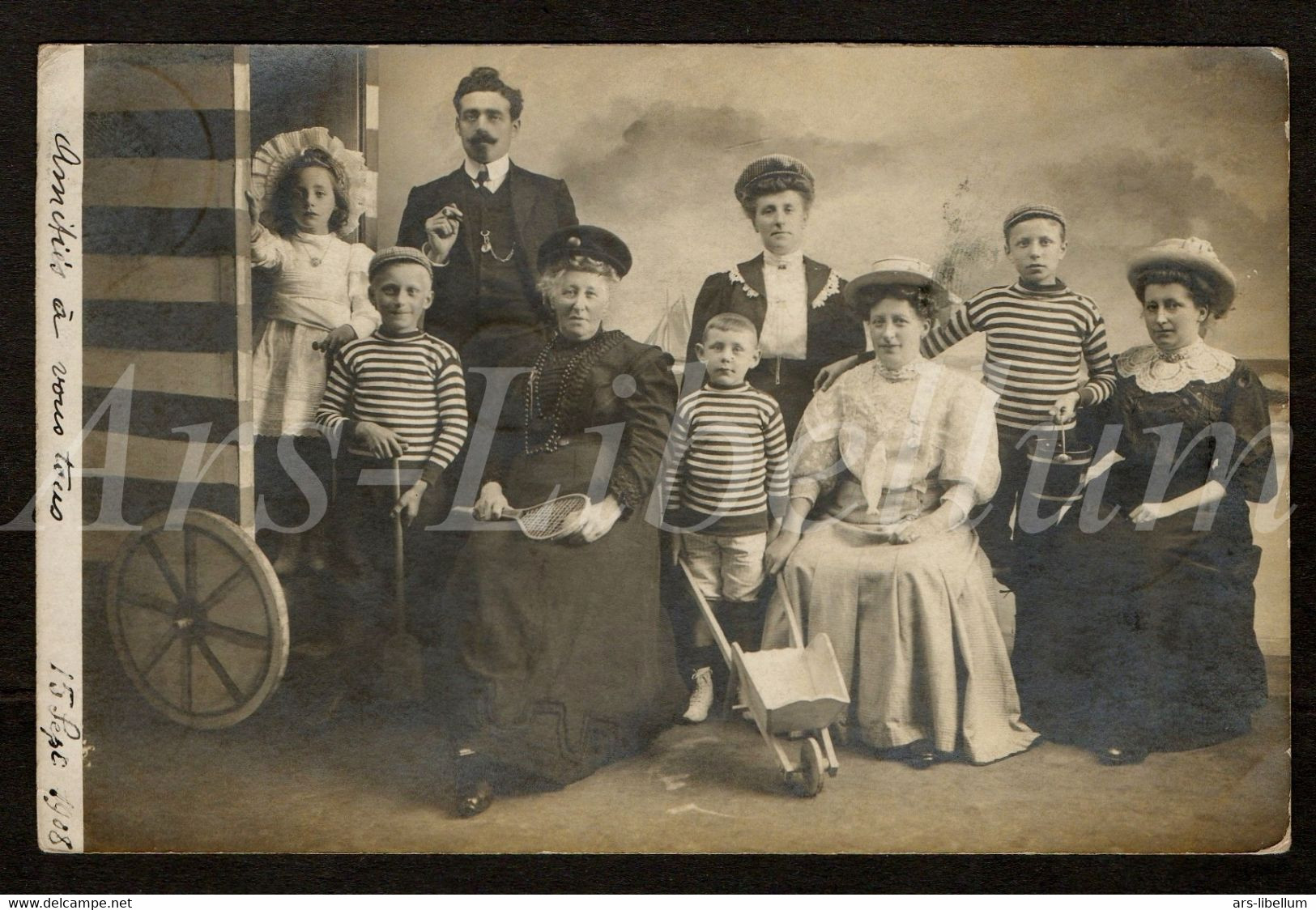 CPA / postcard / photo card / Blankenberge / 1908 / photo Ortman / Blankenberghe / 2 scans