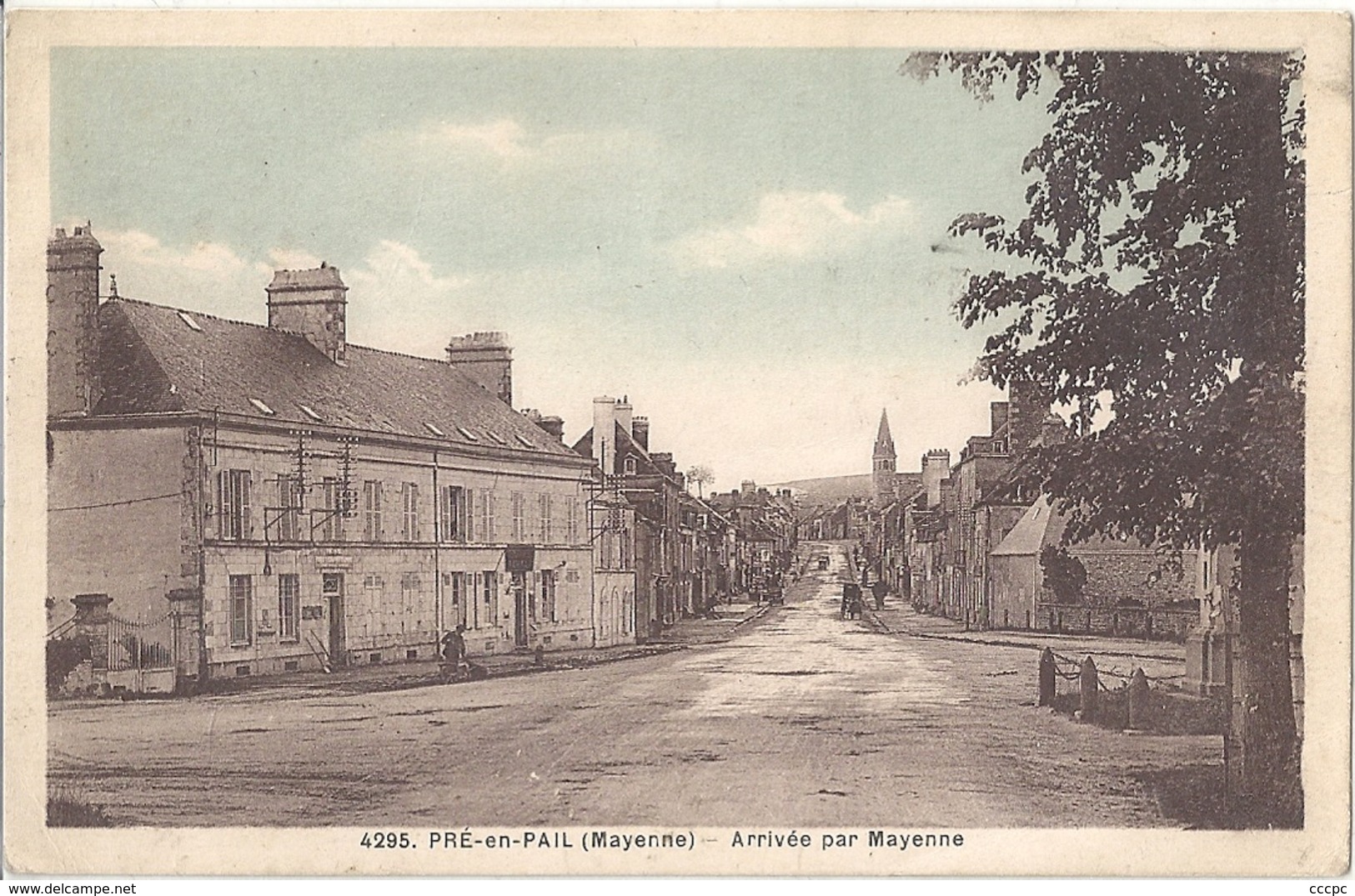 CPA Pré-en-Pail Arrivée par Mayenne