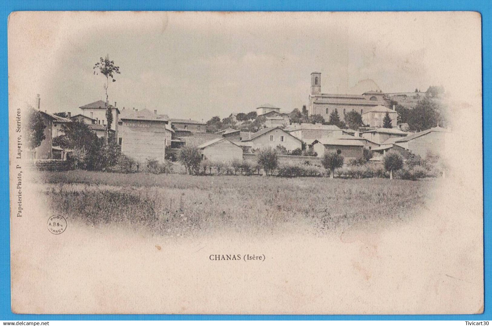 CPA PRECURSEUR ISERE (38) - CHANAS