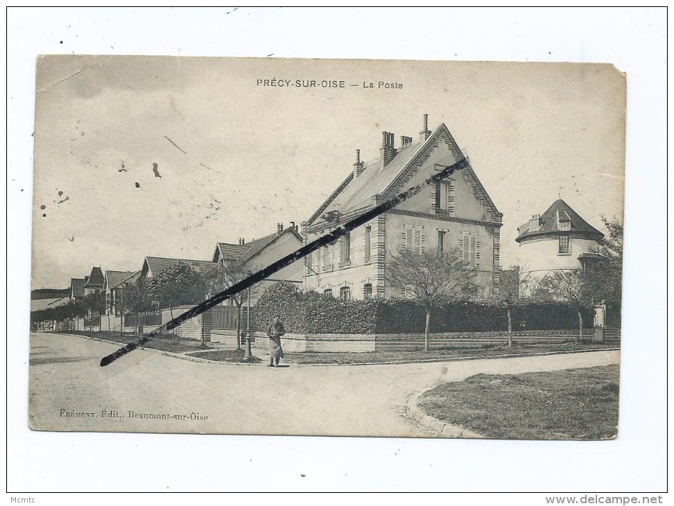 CPA -  Précy sur oise - La Poste