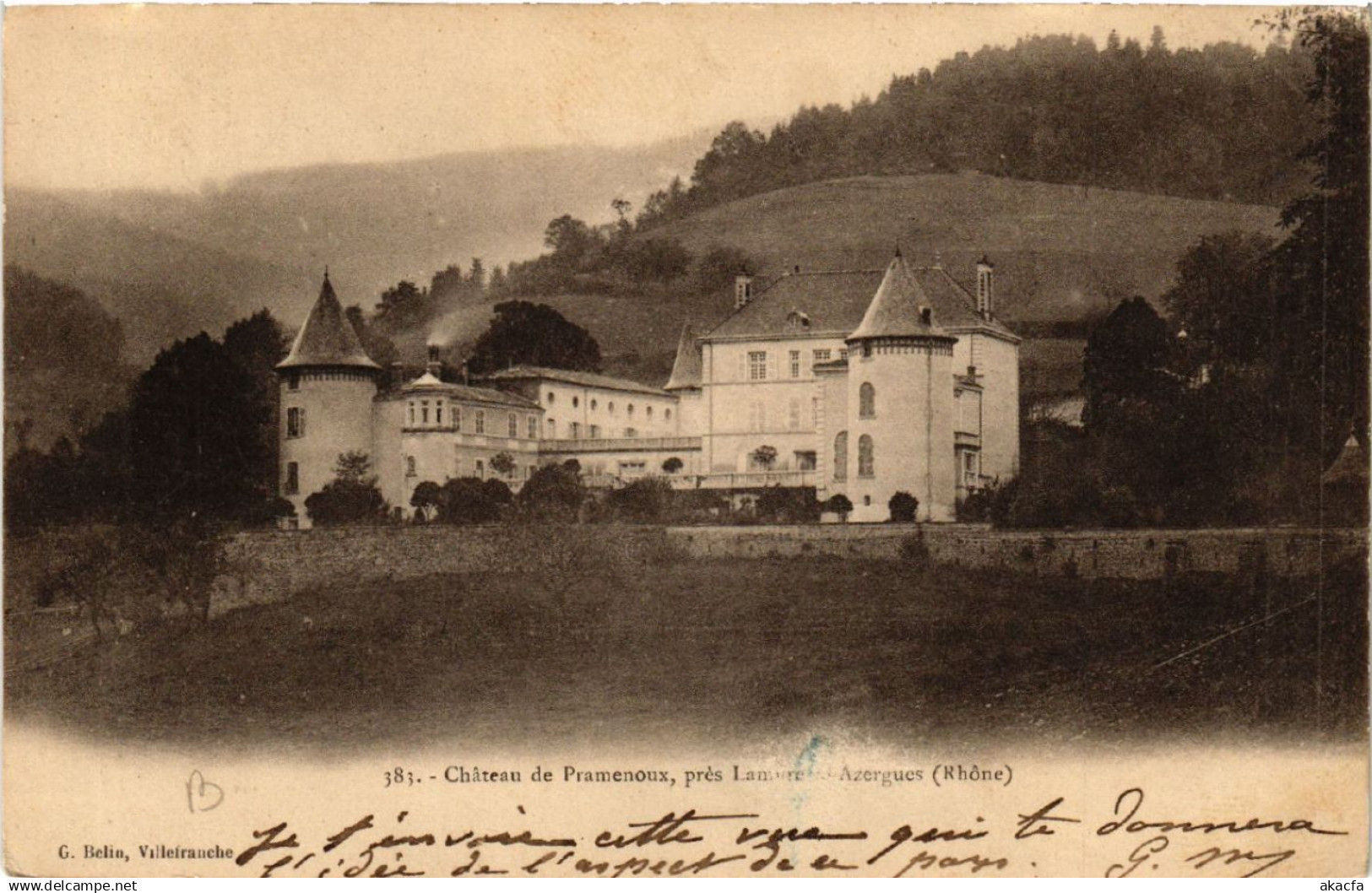 CPA pres LAMURE-sur-AZERGUES Chateau de PRAMENOUX (462037)