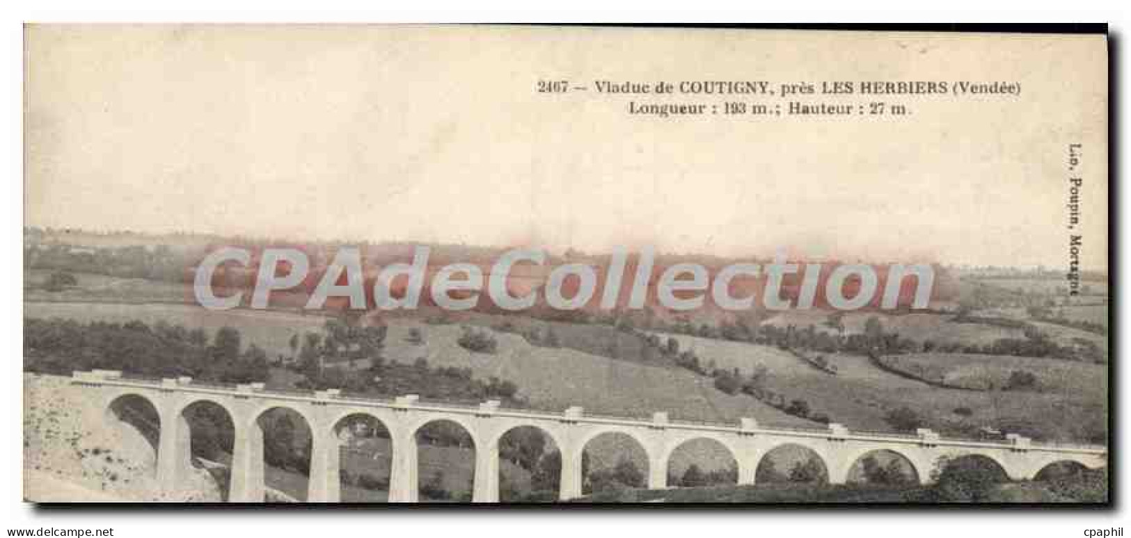 CPA près Les Herbiers Viaduc De Coutigny