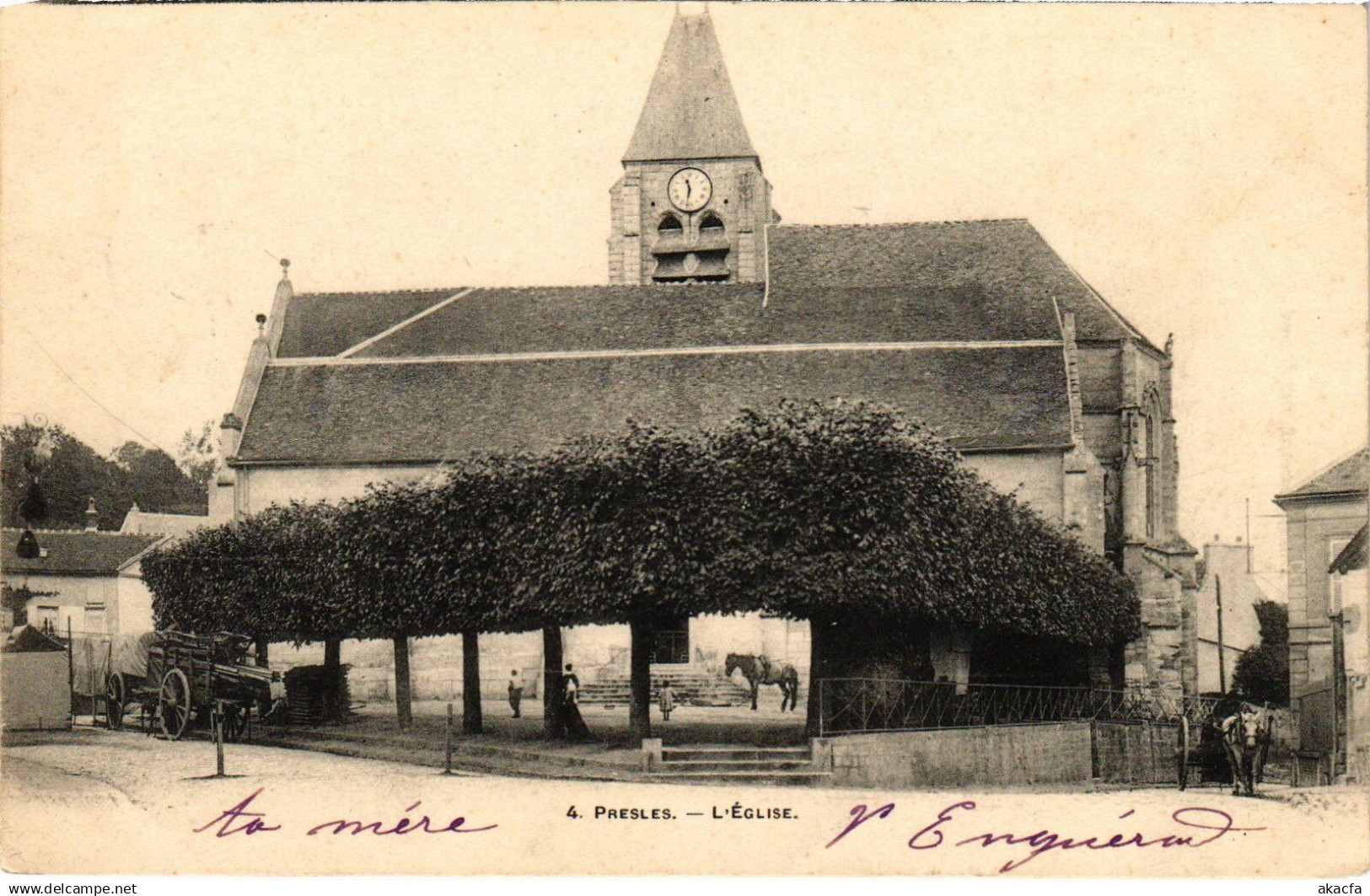 CPA Presles Eglise (1340277)