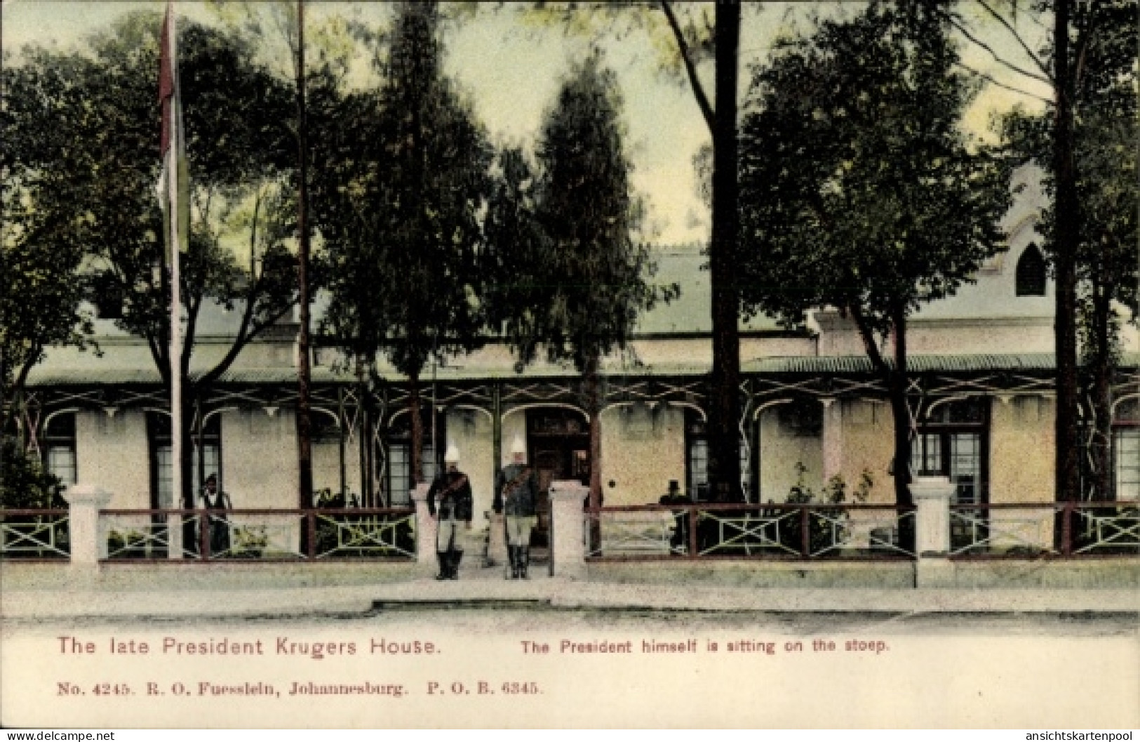 CPA Pretoria Südafrika, Residenz des verstorbenen Präsidenten Kruger