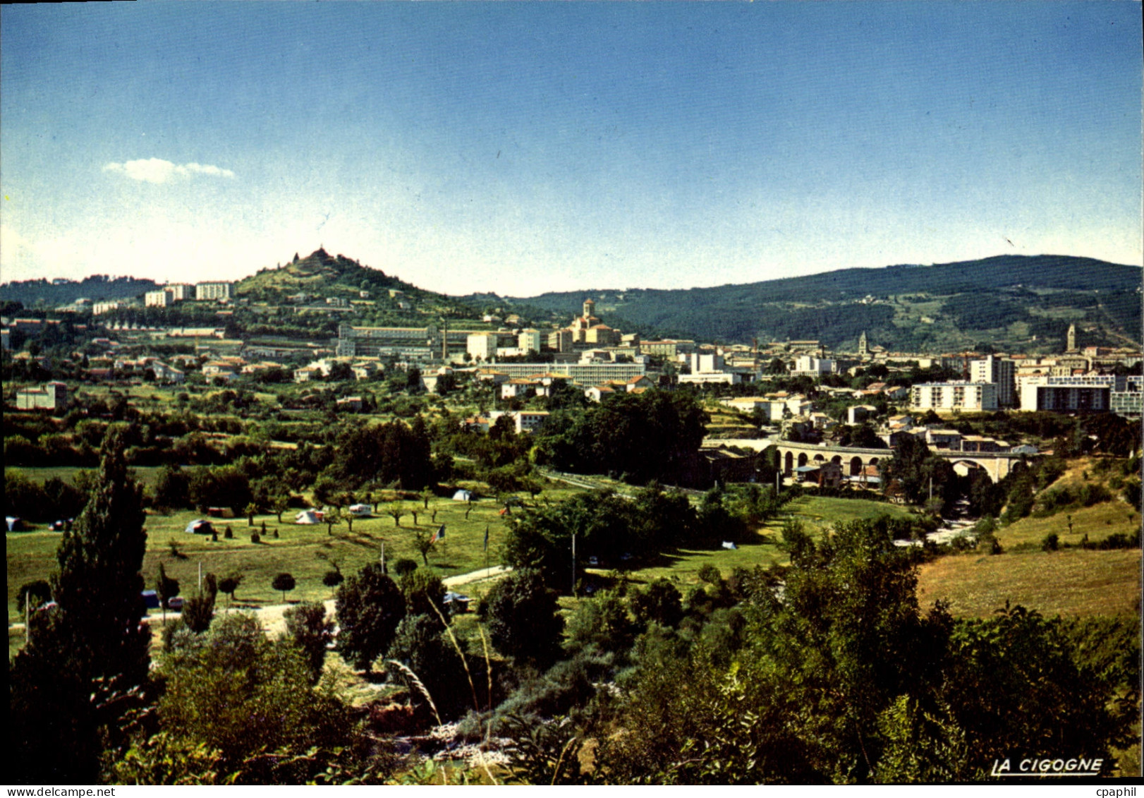 CPA Privas Ardeche Vue generale