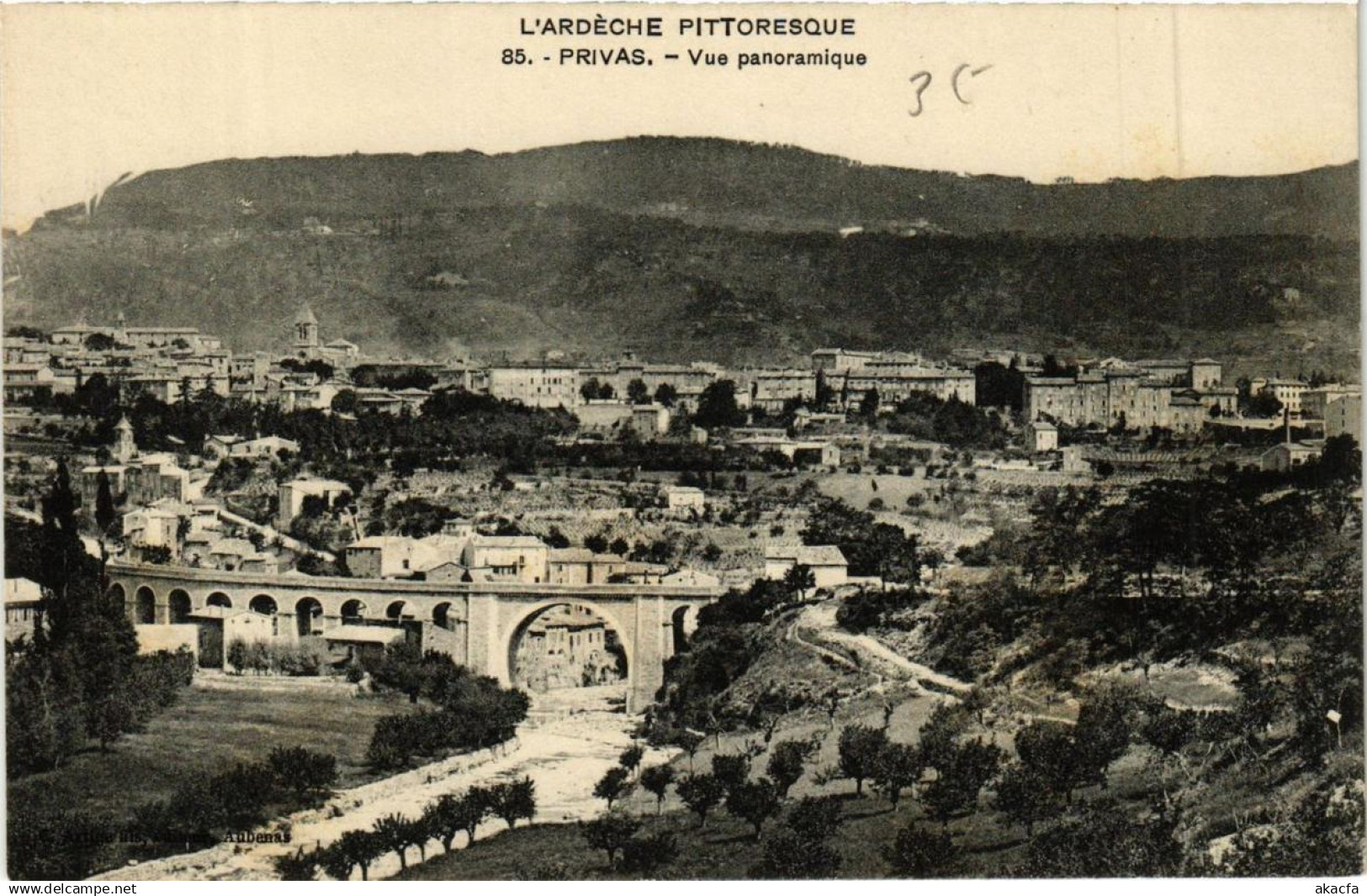 CPA PRIVAS Vue panoramique (660706)